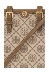 Tory Burch Mini T Monogram Tote Khaki Women